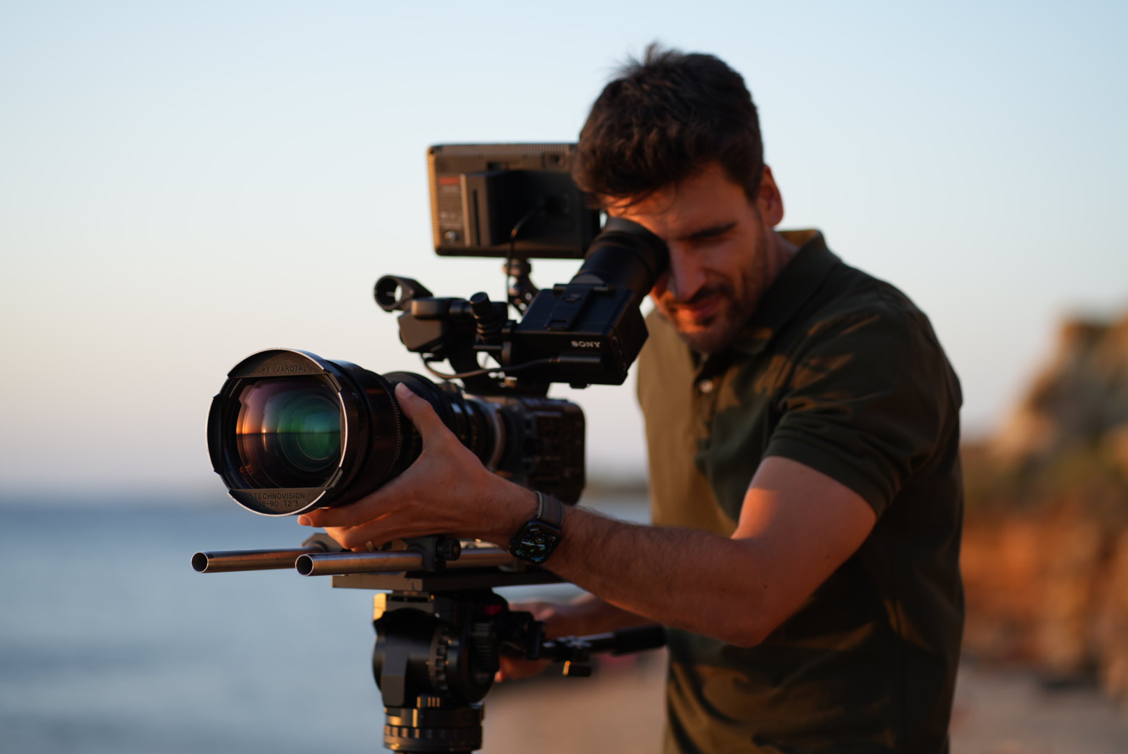 Filip Markovic with Sony FX6 cinema camera